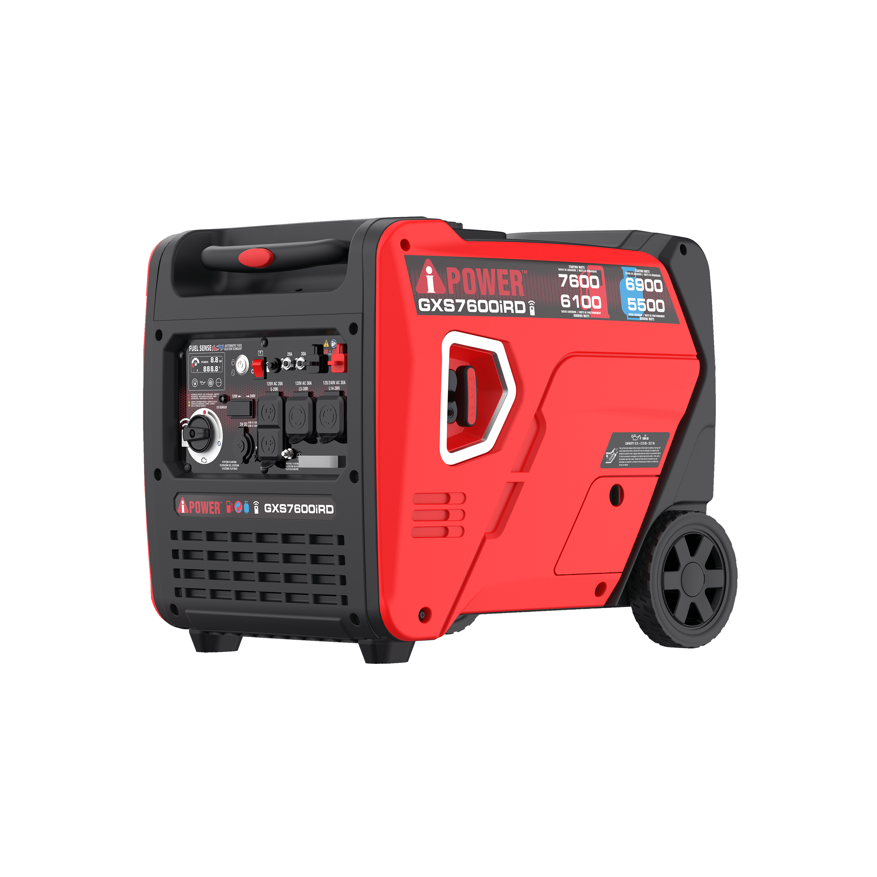 7600 Watt Dual Fuel Remote Start Inverter Generator | 4Dock